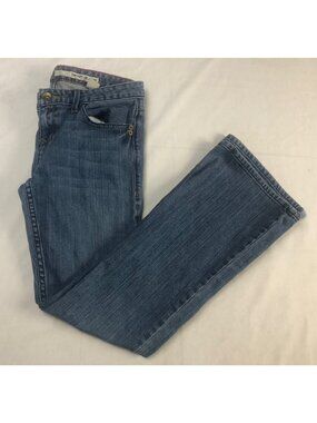 DKNY Jeans Womens Size 29S Blue Denim Pants Logo Back Bootcut